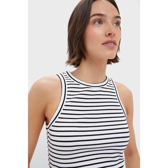 TUCKERNUCK Black Stripe Foley Rib Racerback Tank Size M NWT - Picture 5 of 7